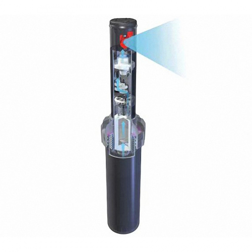 Роторный дождеватель HUNTER PGJ-04 регулируемый 40-360° Н=10см. ( радиус от 4,9 м. - 11,3 м.)