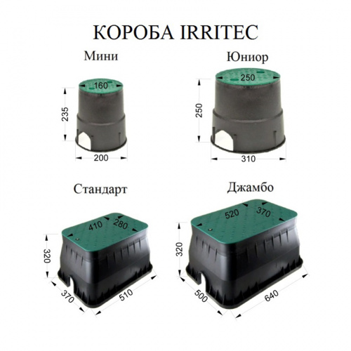 Короб электромагнитных клапанов JUNIOR (Юниор) IRRITEC