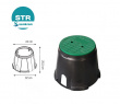 Короб электромагнитных клапанов аналог VBA02673 LARGE (Юниор) GREENBOX Senkron Короб электромагнитных клапанов аналог VBA02673 LARGE (Юниор) GREENBOX Senkron