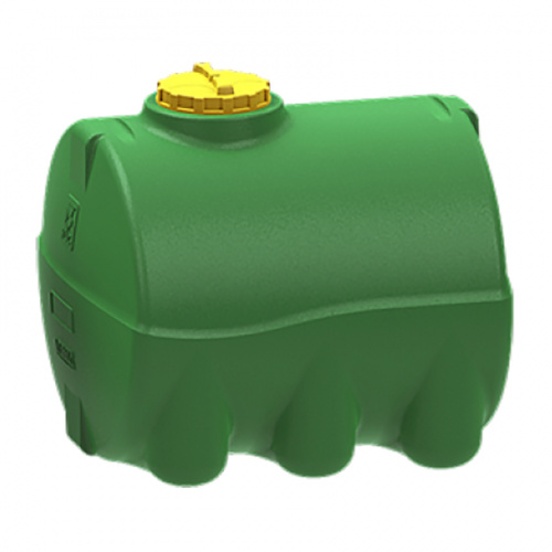 Емкость 1000 литров  цилиндрическая горизонтальная (зеленая) KSC